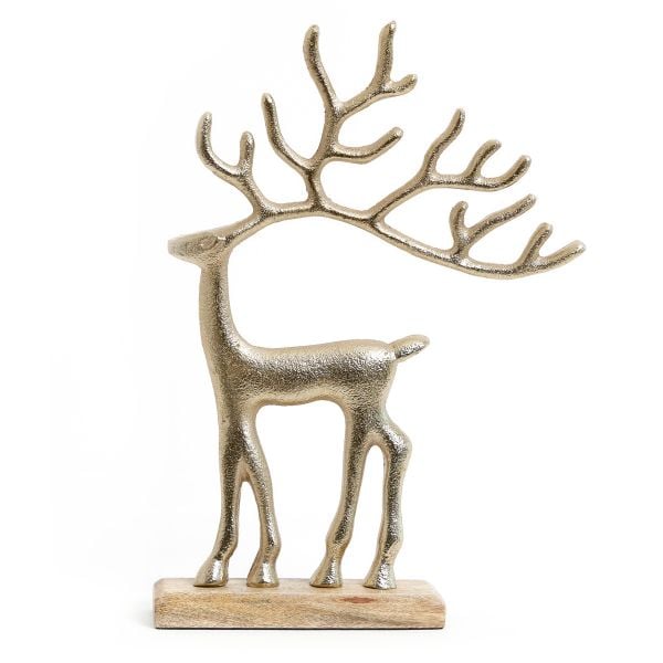 Renifer AGRI ozdobny złoty 26 cm